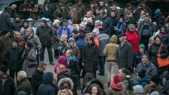 Były serdeczne życzenia i łamanie się opłatkiem. Gorliczanie spotkali się na miejskiej wigilii [ZDJĘCIA, VIDEO]