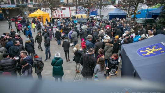 Były serdeczne życzenia i łamanie się opłatkiem. Gorliczanie spotkali się na miejskiej wigilii [ZDJĘCIA, VIDEO]