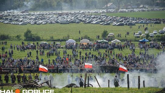 Sękowa. Widok ze wzgórza na działania wojenne.