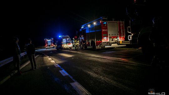 Zderzenie pojazdów na Ropskiej Górze