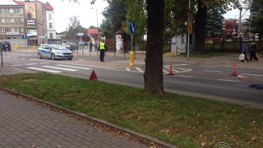 Potrącenie na przejściu dla pieszych