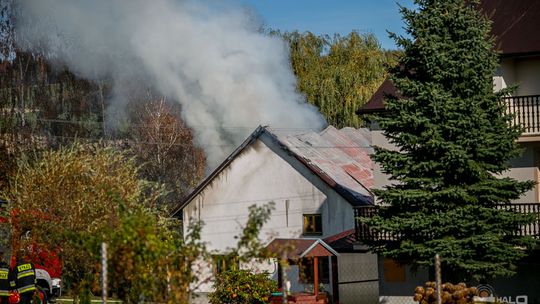 Pożar w Staszkówce