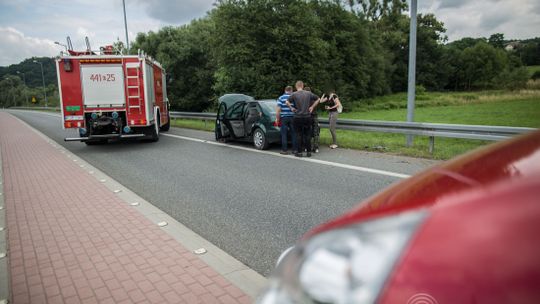 Biecz. Zderzenie dwóch pojazdów. W obu podróżowały dzieci.