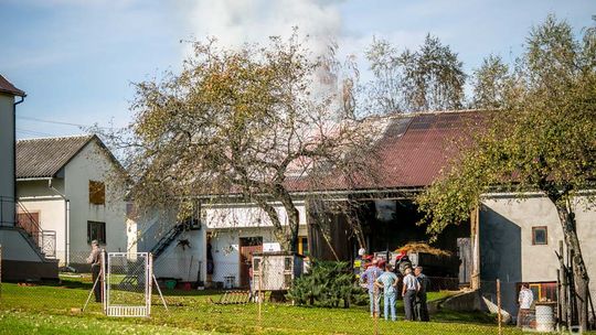 Pożar w Staszkówce