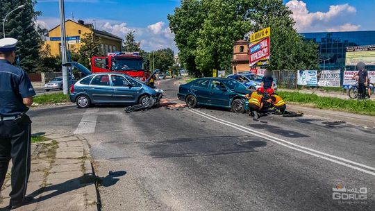 Kolizja na skrzyżowaniu ul.Sienkiewicza i ul.Szpitalnej