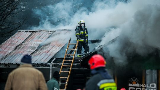 Spalił się dom w środku lasu, 5-osobowa rodzina bez dachu nad głową