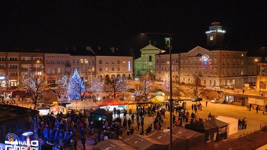 Laserowy jarmark świąteczny