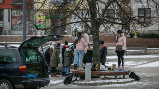 Gorlicki Rynek stroi się na święta [ZDJĘCIA]