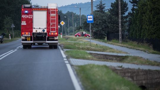 Dzikie zwierzę w starciu z maszyną. Oboje ucierpieli.