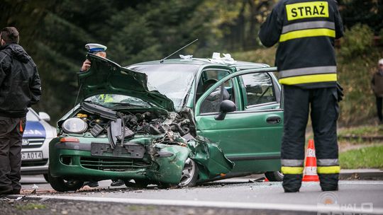 Zderzenie pojazdów na ul. Dukielskiej