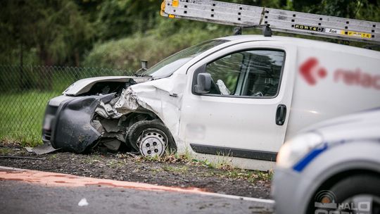 Zderzenie pojazdów na ul. Dukielskiej