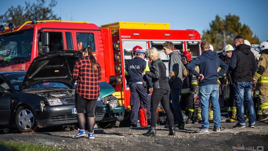 Wypadek na skrzyżowaniu w Ropie (aktualizacja)