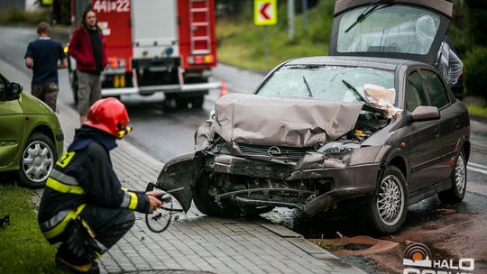 Kolizja na "stróżowskich" zakrętach