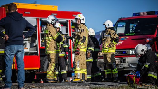 Wypadek na skrzyżowaniu w Ropie (aktualizacja)