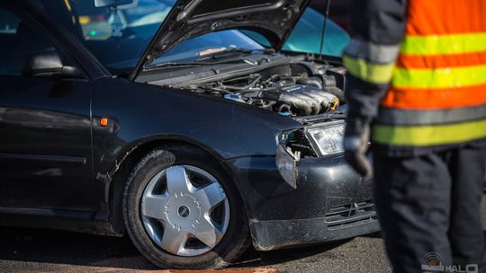 Wypadek na skrzyżowaniu w Ropie (aktualizacja)