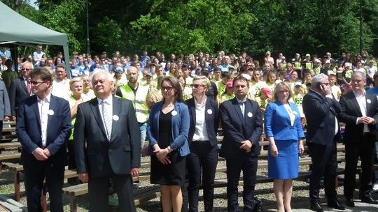 Olimpijski ogień zapłonął w Wysowej-Zdoju