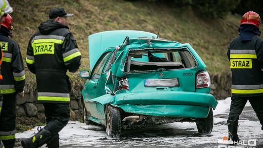 DK 28 była zablokowana. Wypadek w Szymbarku