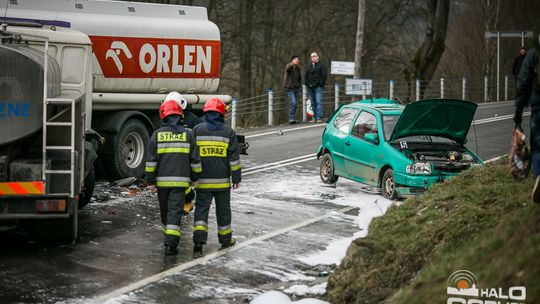 DK 28 była zablokowana. Wypadek w Szymbarku