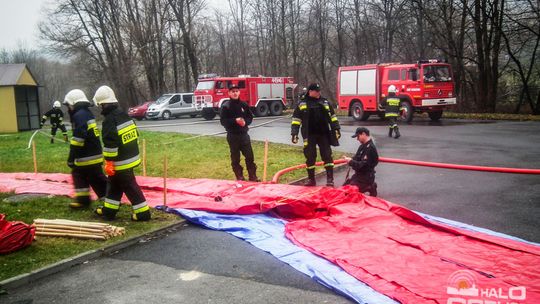 Ładunek wybuchowy i rozszczelnienie zapory w Klimkówce