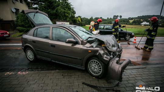 Kolizja na "stróżowskich" zakrętach