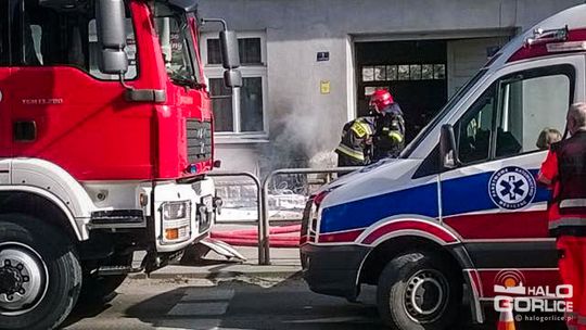 Wybuch skrzynki rozdzielczej na Zawodziu