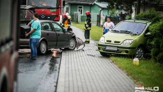 Kolizja na "stróżowskich" zakrętach