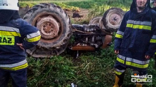 Wypadek z ciągnikiem w roli głównej