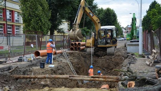 Na ulicy Krasińskiego praca wre! Fotorelacja