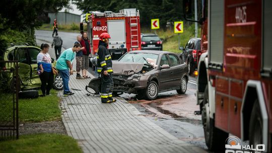 Kolizja na "stróżowskich" zakrętach