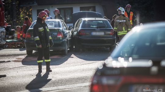 Wypadek na skrzyżowaniu w Ropie (aktualizacja)