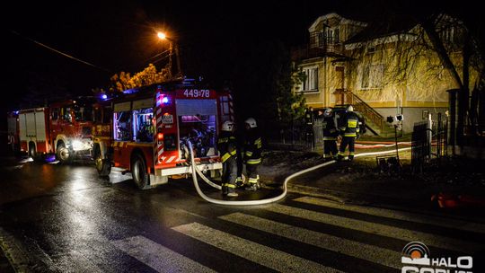 Pożar w Moszczenicy, na szczęście w porę opanowany