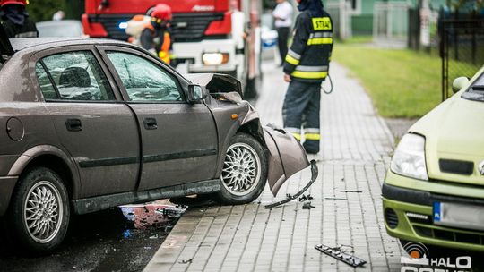 Kolizja na "stróżowskich" zakrętach