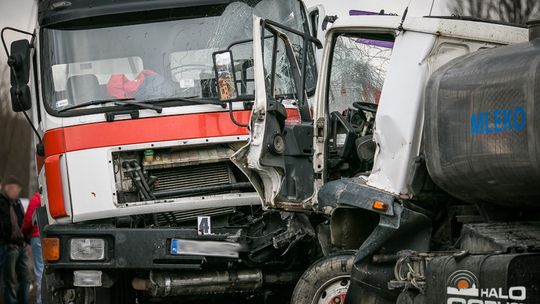 DK 28 była zablokowana. Wypadek w Szymbarku