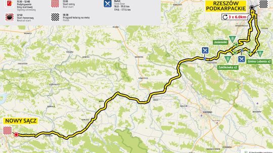 Gorlice na trasie Tour de Pologne