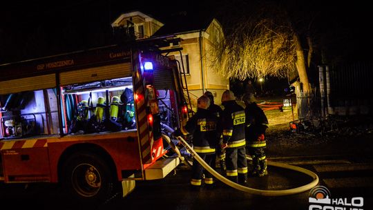 Pożar w Moszczenicy, na szczęście w porę opanowany