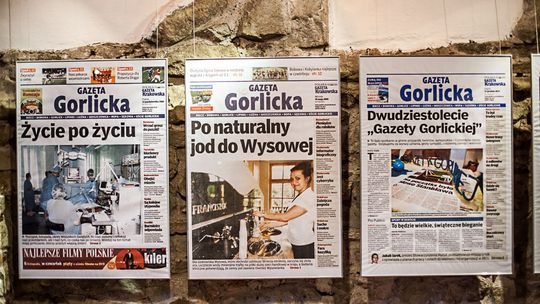 Wystawa na 25-lecie "Gazety Gorlickiej"