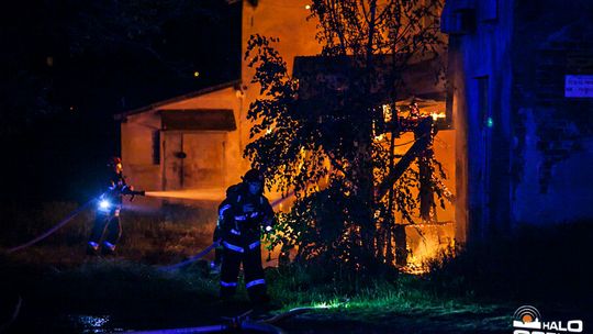 Nocny pożar przy ul.Ogrodowej