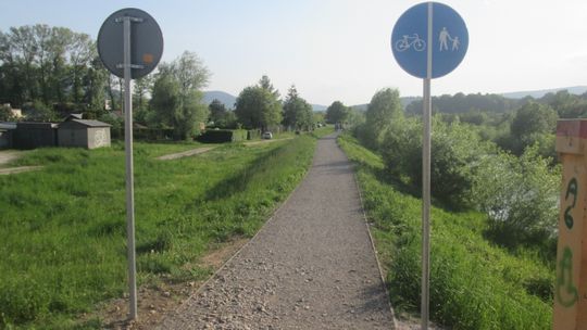 Gotowy jest już jeden odcinek ścieżki rowerowej