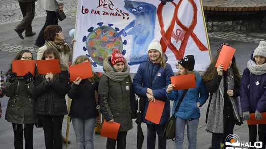 Gorliczanie też przyłączają się do akcji "Światowego dnia walki z AIDS"