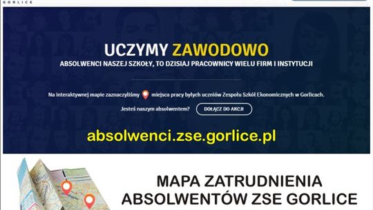 Mapa zatrudnienia absolwentów Ekonomika