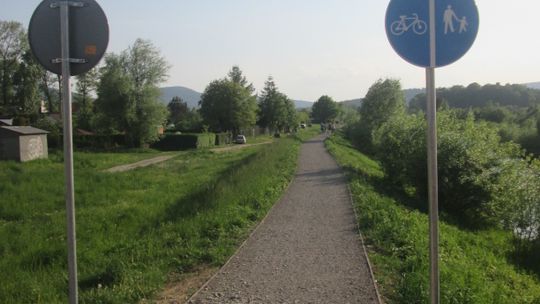 Gotowy jest już jeden odcinek ścieżki rowerowej