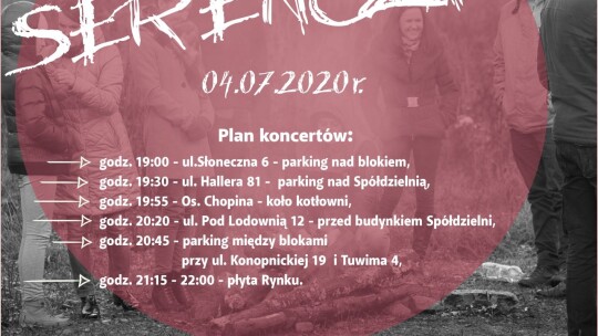 Nocne koncerty uliczne w Gorlicach - Serencza!
