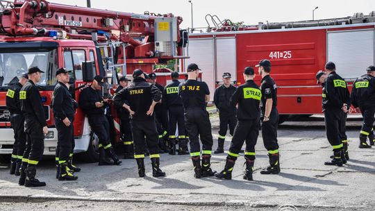 2022.05.25 - Ćwiczenia strażaków w Galerii Gorlickiej