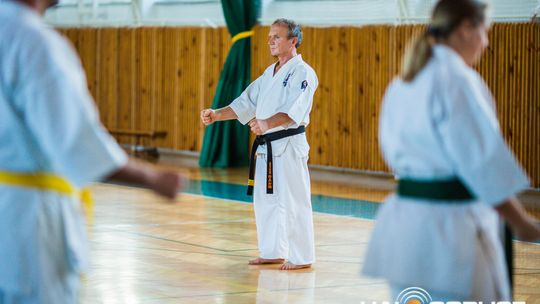 Trening karate w Gorlickim Klubie Karate Kyokushin (20 września 2023)