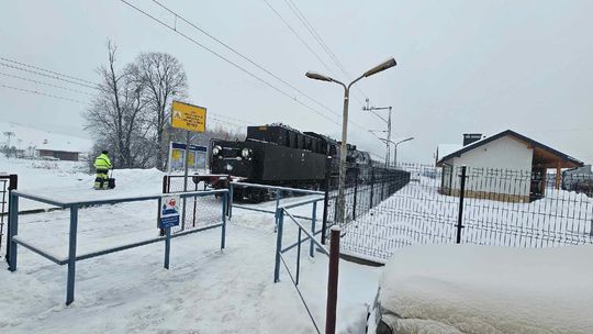 Mikołajkowy pociąg retro Nowy Sącz – Bobowa (7 grudnia 2023)