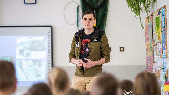 Dzika lekcja w przedszkolu na ul. Hallera w Gorlicach (25 kwietnia 2024)
