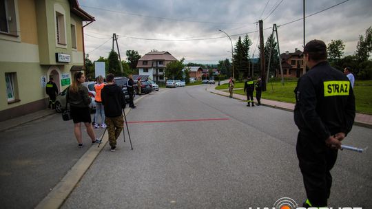 Powitanie wozu strażackiego w OSP Wola Łużańska (28 lipca 2025)