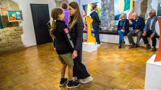 Wernisaż wystawy malarstwa Antoniny Janus-Szybist zatytułowanej „Przejazdy” Antonina Janus-Szybist Katarzyna Szepieniec