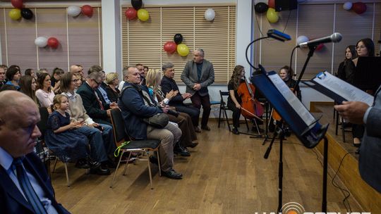 „Symphonic Project for Peace and Humanity” w PSM w Gorlicach muzycy podczas koncertu w szkole muzycznej w gorlicach