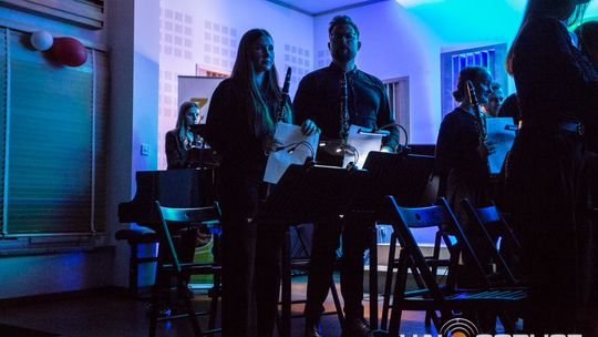 „Symphonic Project for Peace and Humanity” w PSM w Gorlicach muzycy podczas koncertu w szkole muzycznej w gorlicach